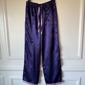 LIZ CLAIBORNE PJ PAJAMA BOTTOMS Women's Small | Purple | Old Money |Whimsical